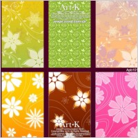 6 lovely shades of the background pattern vector
