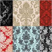 6 shades of fashion pattern vector