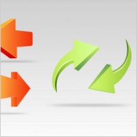 7 3D Arrow Icons