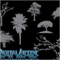7 Tree Silhouettes