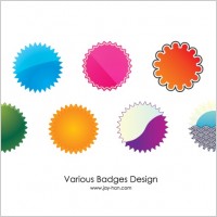 

								7 Web 2.0 Badges Vector Download							