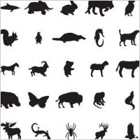 88 Free Vector Animal Silhouettes