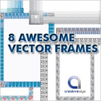 8 Awesome Vector Frames 