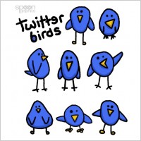 
								8 Cute & Simple Twitter Bird Graphics							