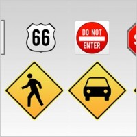 8 Traffic Sign Icons