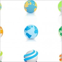 9 Free Vector Globes