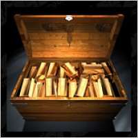 A box of gold bars