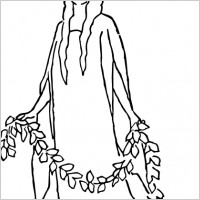 A Character Representing Charity clip art