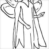 A Character Representing Hope clip art