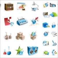 a refined realistic style icon vector
