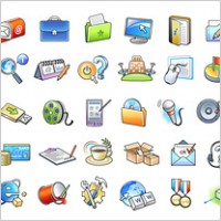 A set of web design icon vector decorative material