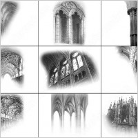 a style  of  architecture gothic brush