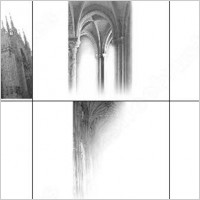 a style  of  architecture gothic brush