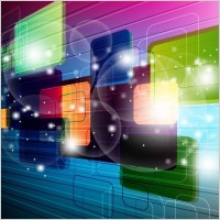 Abstract 3D Technology Vector Background