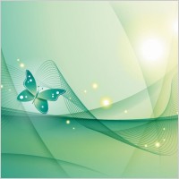 Abstract Backgorund with Butterfly Vector