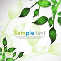 Abstract Background with Leafs