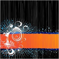 Abstract Background with Ornament Vector