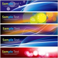 Abstract Banner Set