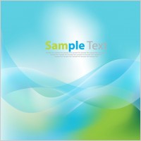 Abstract Blue Green Vector Background