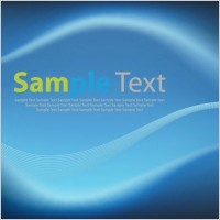 Abstract Blue Wave Background Vector