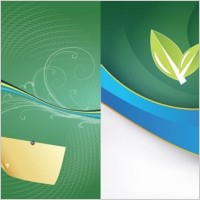 Abstract Card Template Vector