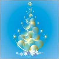 Abstract Christmas Tree Vector 