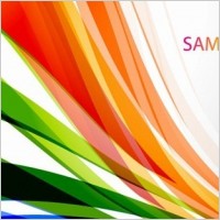 Abstract Colored Curves Vector Background