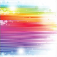Abstract Colored Rainbow