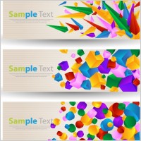 Abstract Colorful Banner