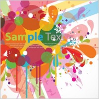 Abstract Colorful Design Background Vector