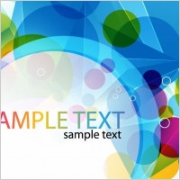 Abstract Colorful Design Vector Artwork