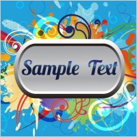 Abstract Colorful Frame Vector Illustration