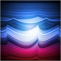 Abstract Colorful Wave Vector Background Art