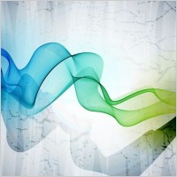 Abstract Colorful Waves Vector Background