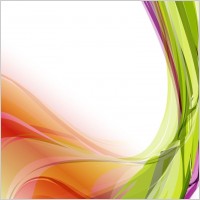 Abstract Colorful Wavy Vector Background