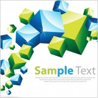 Abstract Cube Background