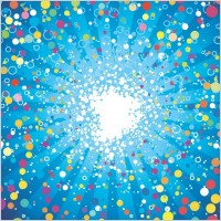 Abstract Fancy Dots Background Vector