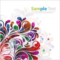 Abstract Floral Background