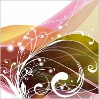 Abstract Floral Background Vector