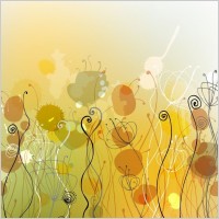 Abstract Floral Background Vector Illustration