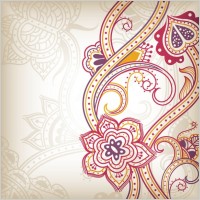 abstract floral pattern background 03 vector