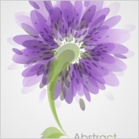 Abstract Flower Background Vector Art