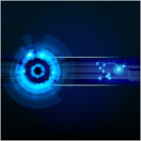 Abstract Futuristic Background Vector