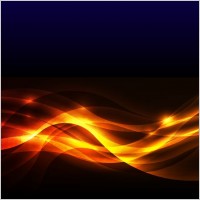 Abstract Golden Glow Background Vector Illustration