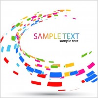 Abstract Mosaic Background Vector Graphic
