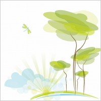 Abstract Nature Background Vector Illustration