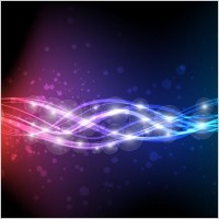 Abstract Neon Vector Art