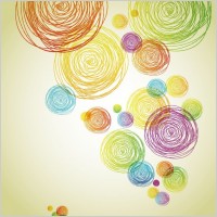 Abstract Pencil Scribble Background Vector