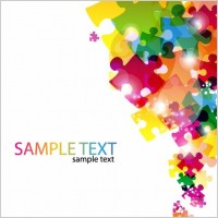 Abstract Puzzle Background