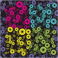 Abstract Seamless Retro Pattern Background Vector Illustration